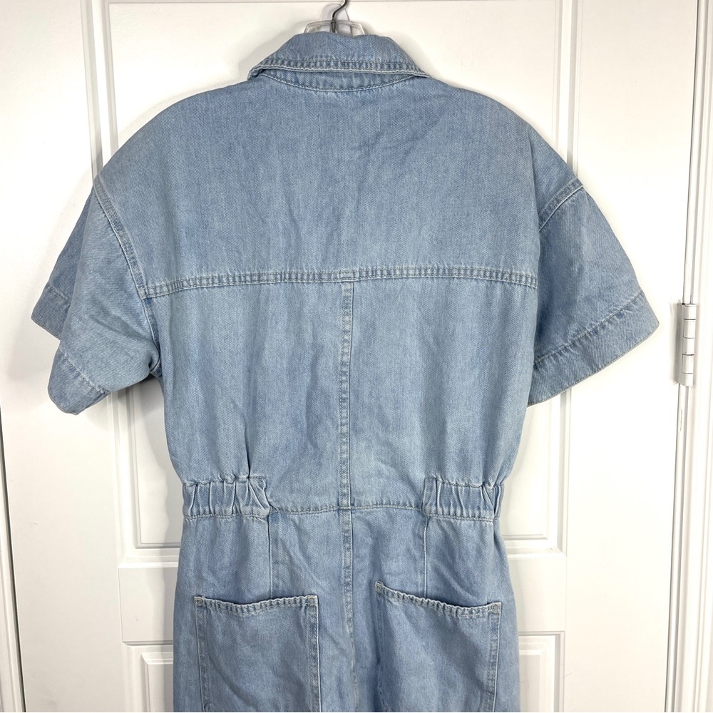 FREE PEOPLE Marci Coverall Jumpsuit NEW Size S Clear Skies Blue - Picture 9 of 13